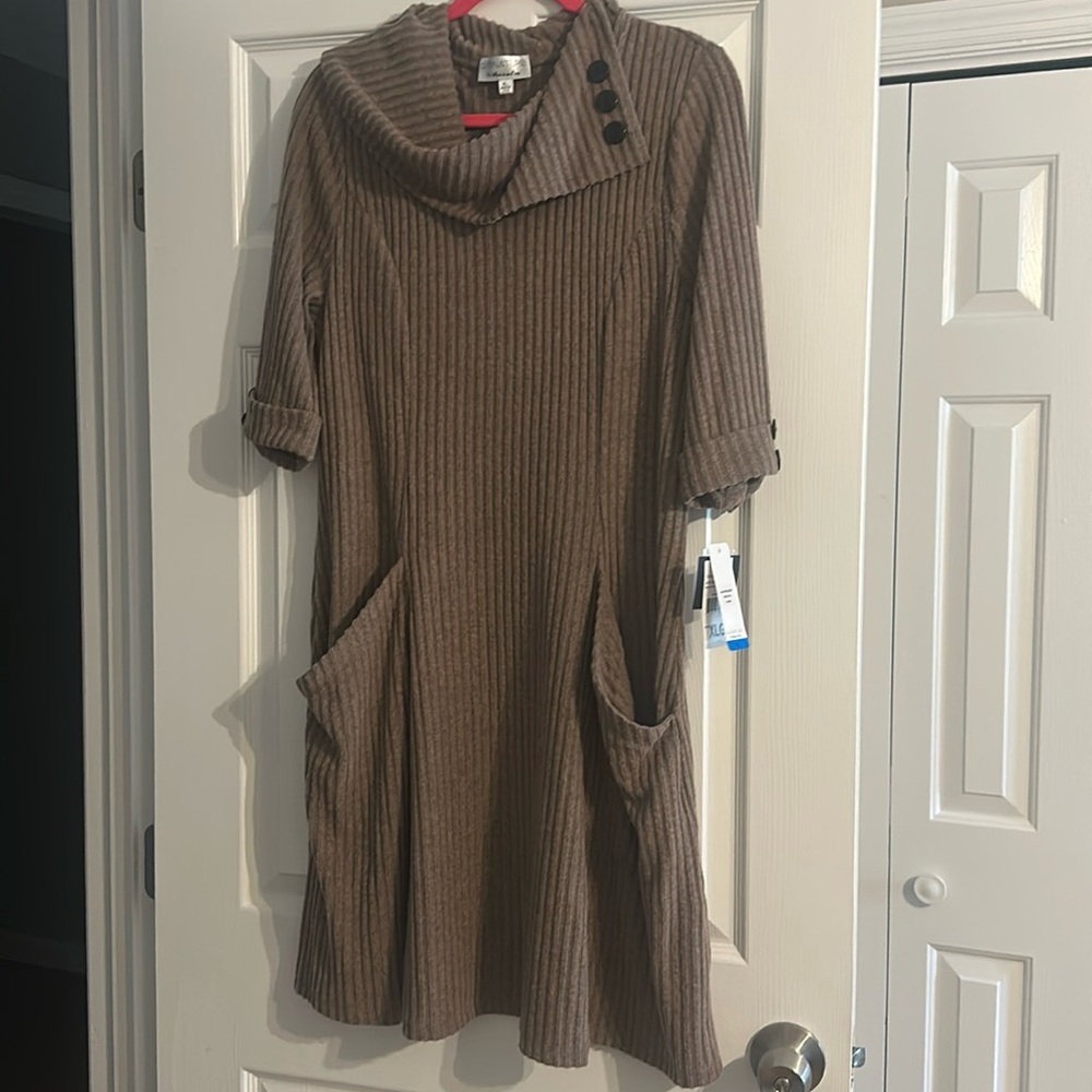 Signature by Robbie bee sweater dress never worn size XL